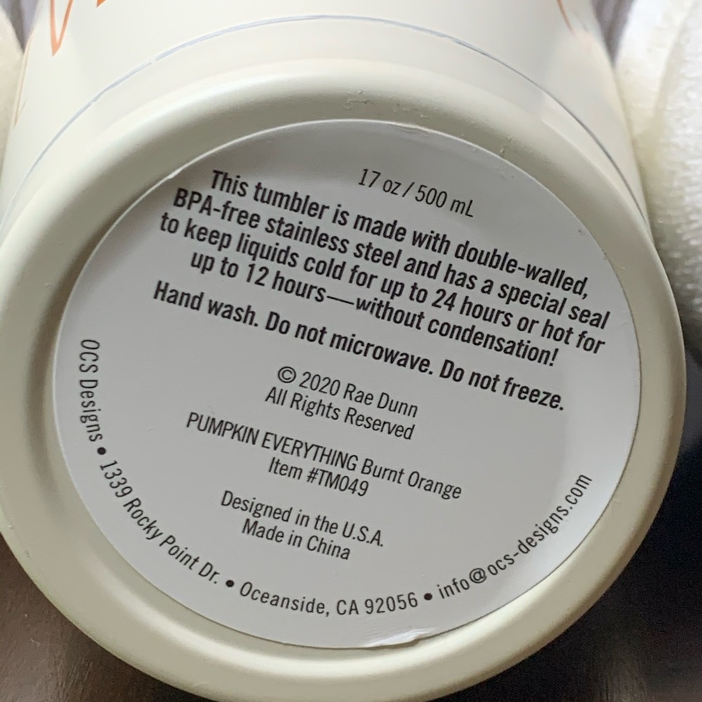 NWT! 👻Rae Dunn “SPOOKY” 17oz. Tumbl… - Picture 7 of 8
